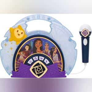 eKids - Disney Wish Bluetooth Sing-Along Boombox - Purple